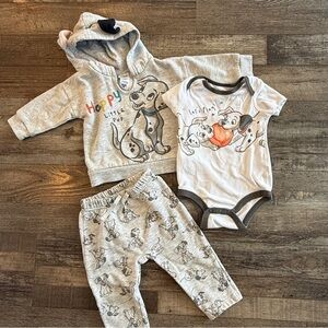 Disney Dalmatian Baby 3 Piece Set